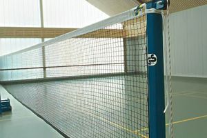Siatka turniejowa do badmintona 'Champion', z linką stalową (1,2 mm)