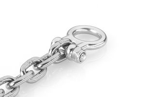 Stainless steel M8 chain shackle 