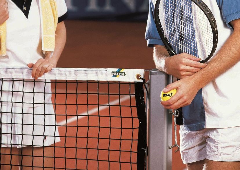 Siatka do tenisa, krawędzie wzmacniane taśmą (ø 3 mm)