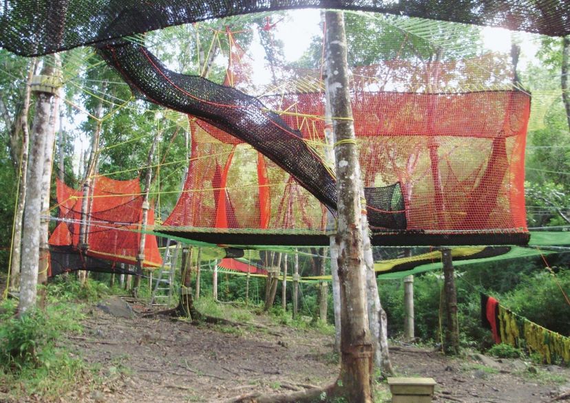 Park linowy w Martinique