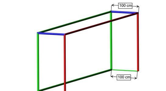 Wymiary siatki do piłki nożnej