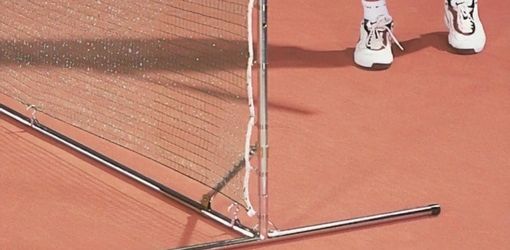 Słupki do tenisa dla dzieci, wolnostojące 0,70 × 3 m