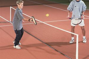 Siatka tenisowa dla dzieci z polipropylenu, 0.70 x 3 m, ø 1.5 mm