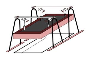 Przyrząd do podnoszenia trampoliny