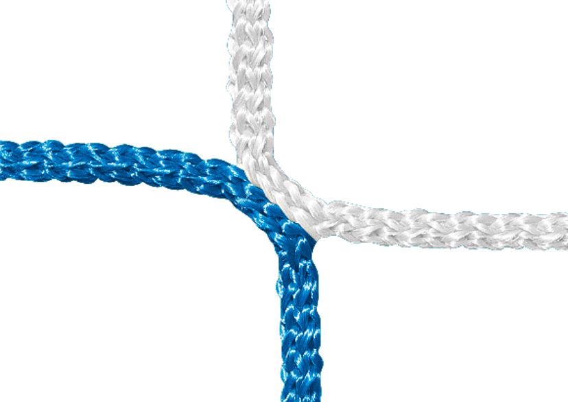 Knoten, PP 4 mm, blau/weiß, Detailbild