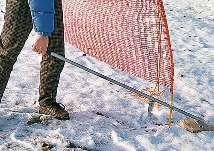 Narzędzie do wyciągania płotów śnieżnych